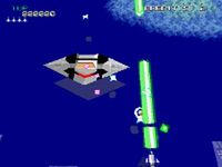une photo d'Ã©cran de Xevious 3D sur Sony Playstation